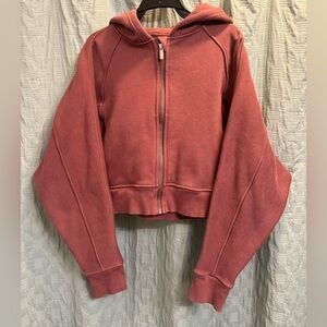 Lululemon Cropped Scuba Full Zip Hoodie size 8